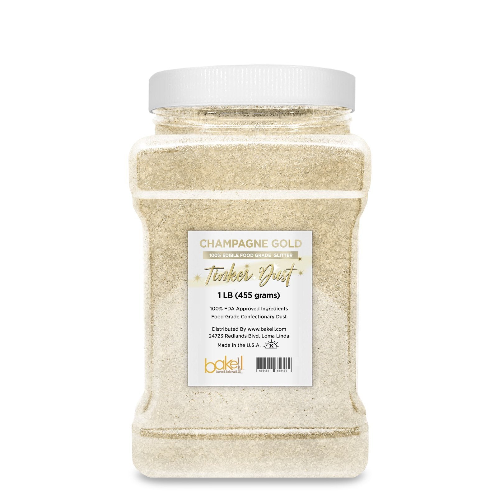 Champagne Gold Tinker Dust Food Grade Edible Glitter | Bulk Sizes-Brew Glitter®