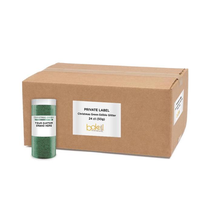 Christmas Green Tinker Dust by the Case | Private Label-Brew Glitter®