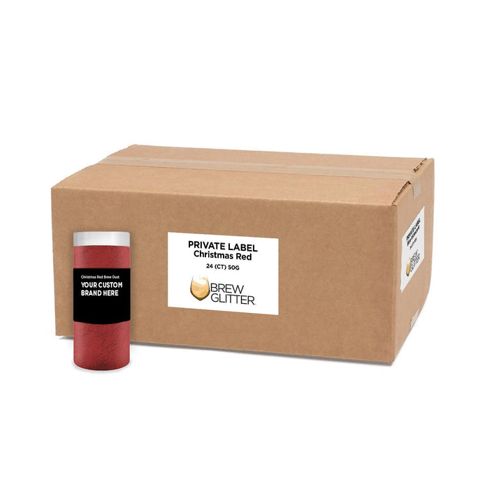 Christmas Red Brew Dust by the Case | Private Label-Brew Glitter®
