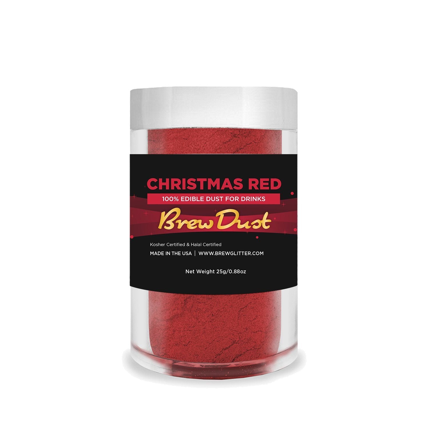 Christmas Red Edible Brew Dust-Brew Glitter®