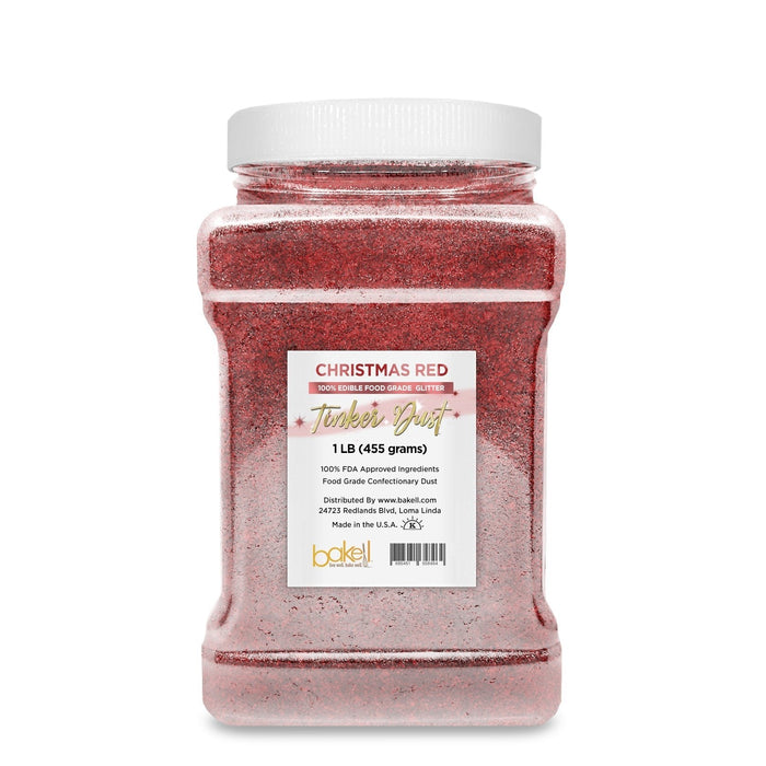Christmas Red Tinker Dust Food Grade Edible Glitter | Bulk Sizes-Brew Glitter®