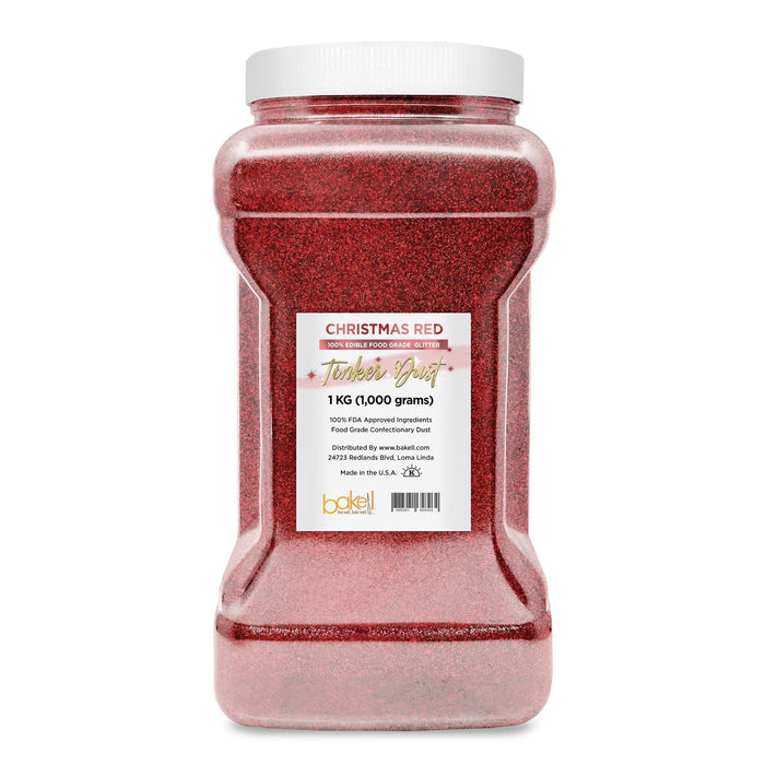 Christmas Red Tinker Dust Food Grade Edible Glitter | Bulk Sizes-Brew Glitter®