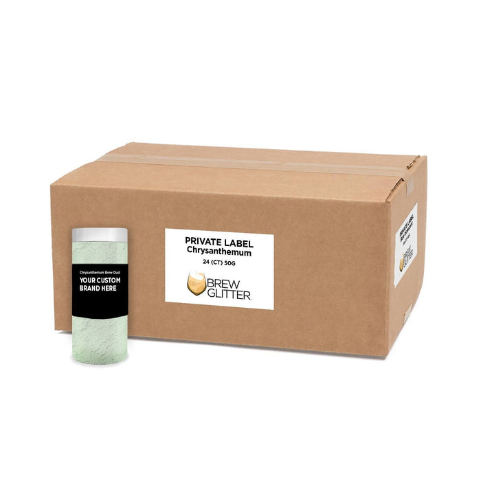 Chrysanthemum Green Brew Dust by the Case | Private Label-Brew Glitter®