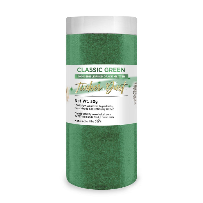 Classic Green Tinker Dust Edible Glitter | Food Grade Glitter-Brew Glitter®