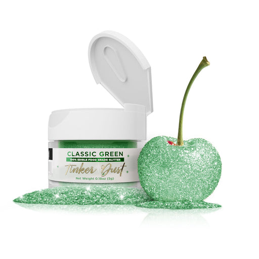 Classic Green Tinker Dust Edible Glitter | Food Grade Glitter-Brew Glitter®