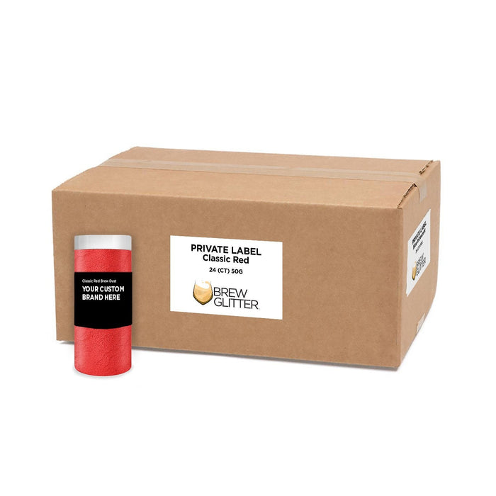 Classic Red Brew Dust by the Case | Private Label-Brew Glitter®