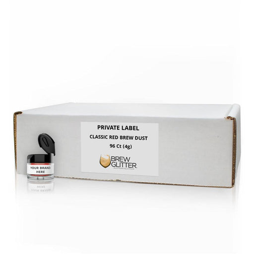 Classic Red Brew Dust by the Case | Private Label-Brew Glitter®