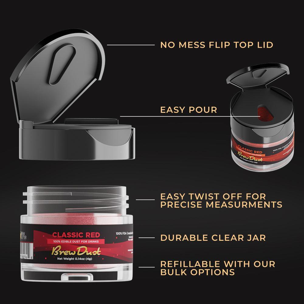Classic Red Edible Brew Dust | Bulk Sizes-Brew Glitter®