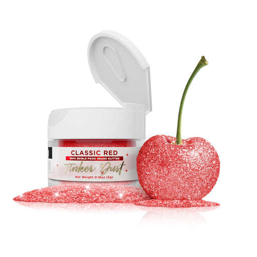 Classic Red Tinker Dust Edible Glitter | Food Grade Glitter-Brew Glitter®