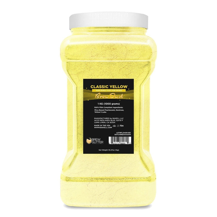 Classic Yellow Edible Brew Dust-Brew Glitter®