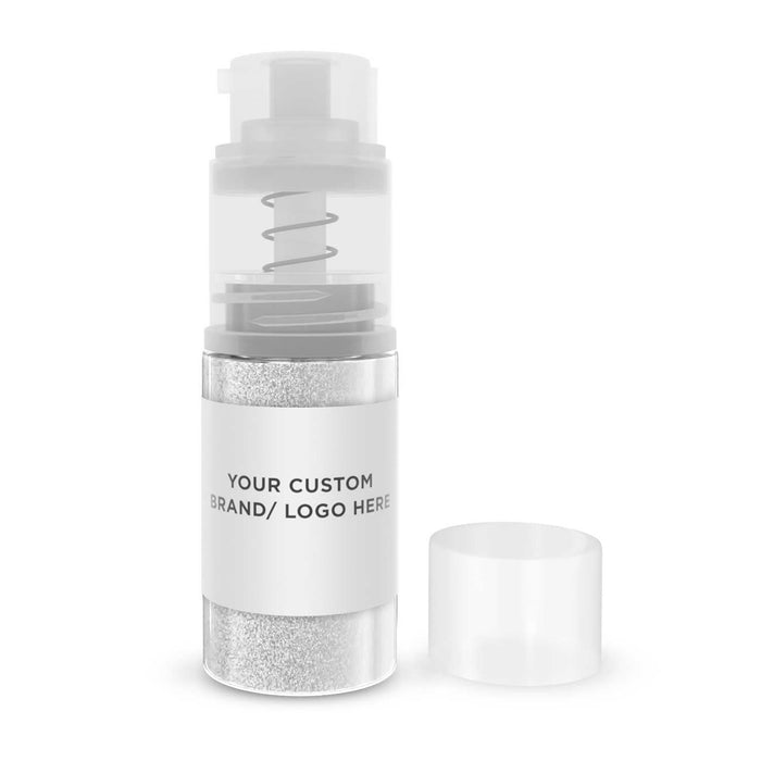 Clear Shimmer Brew Glitter Mini Spray Pump by the Case | Private Label-Brew Glitter®