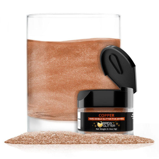 Copper Brew Glitter for Beers, Pilsners, Ales-Brew Glitter®