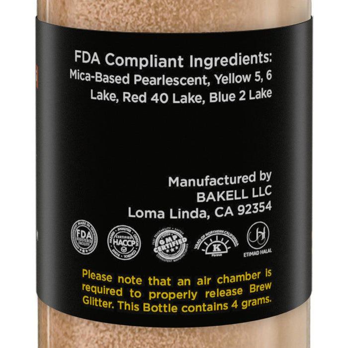 Copper Brew Glitter Mini Spray Pump by the Case | Private Label-Brew Glitter®