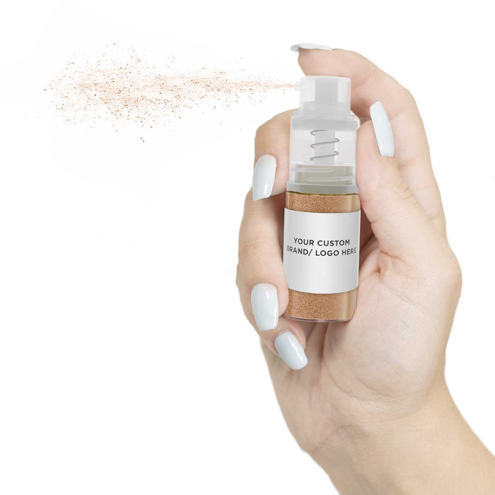 Copper Brew Glitter Mini Spray Pump by the Case | Private Label-Brew Glitter®