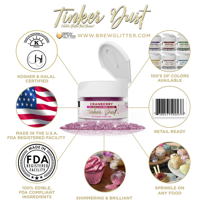 Cranberry Tinker Dust by the Case-Brew Glitter®