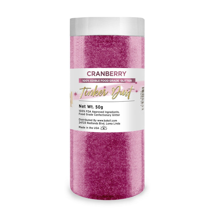 Cranberry Tinker Dust Edible Glitter | Food Grade Glitter-Brew Glitter®