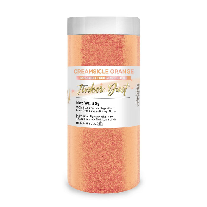 Creamsicle Orange Tinker Dust Edible Glitter | Food Grade Glitter-Brew Glitter®