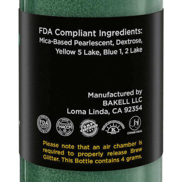 Dark Green Brew Glitter | Mini Pump Wholesale by the Case-Brew Glitter®