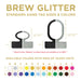 Dark Green Brew Glitter® Necker | Private Label-Brew Glitter®