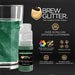 Dark Green Edible Glitter Mini Spray Pump for Drinks-Brew Glitter®