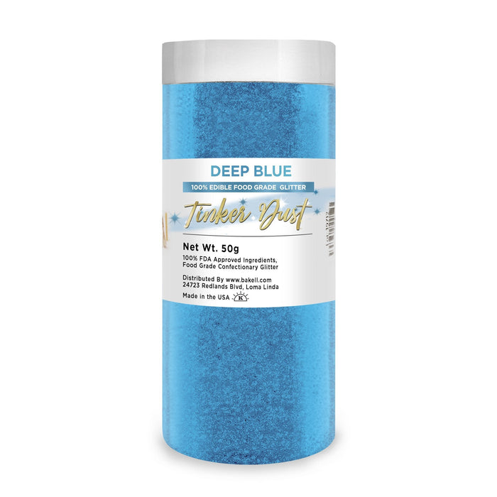 Deep Blue Tinker Dust Food Grade Edible Glitter | Bulk Sizes-Brew Glitter®