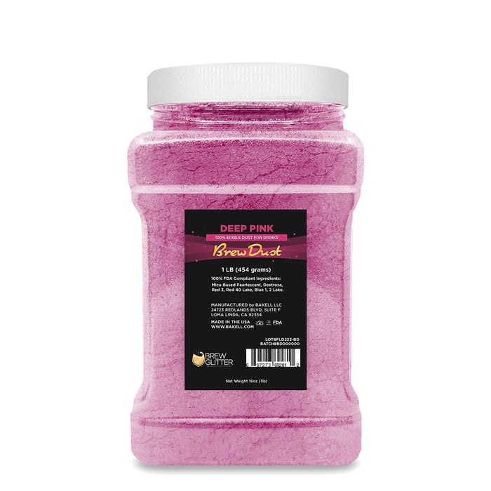 Deep Pink Edible Brew Dust-Brew Glitter®