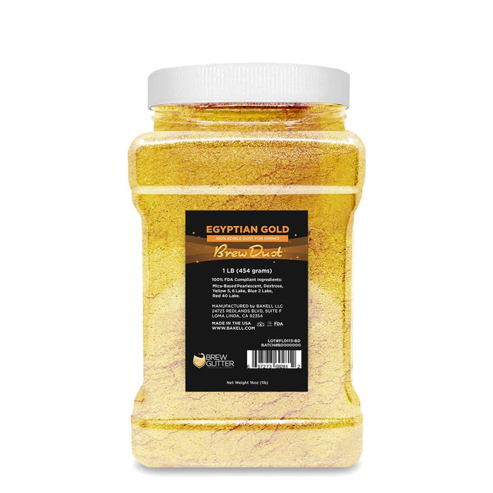 Egyptian Gold Pearlized Edible Brew Dust-Brew Glitter®