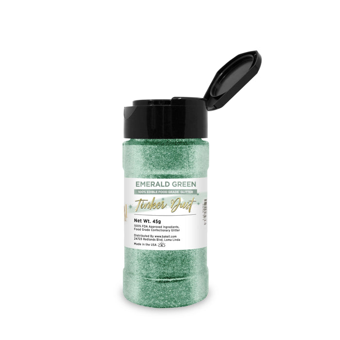 Emerald Green Tinker Dust Edible Glitter | Food Grade Glitter-Brew Glitter®