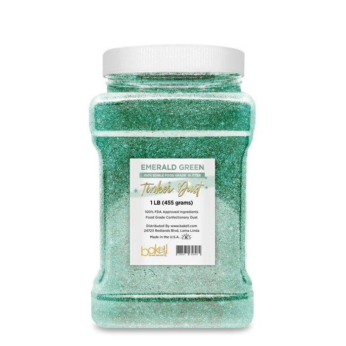 Emerald Green Tinker Dust Edible Glitter | Food Grade Glitter-Brew Glitter®