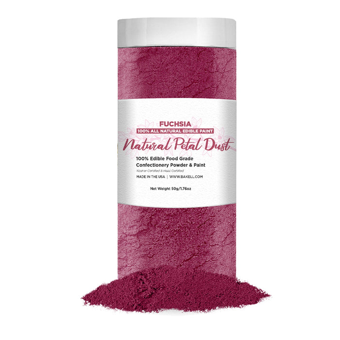 Fuchsia Food Coloring | Natural Petal Dust Bulk Size-Brew Glitter®