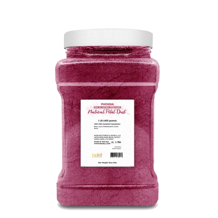 Fuchsia Food Coloring | Natural Petal Dust Bulk Size-Brew Glitter®