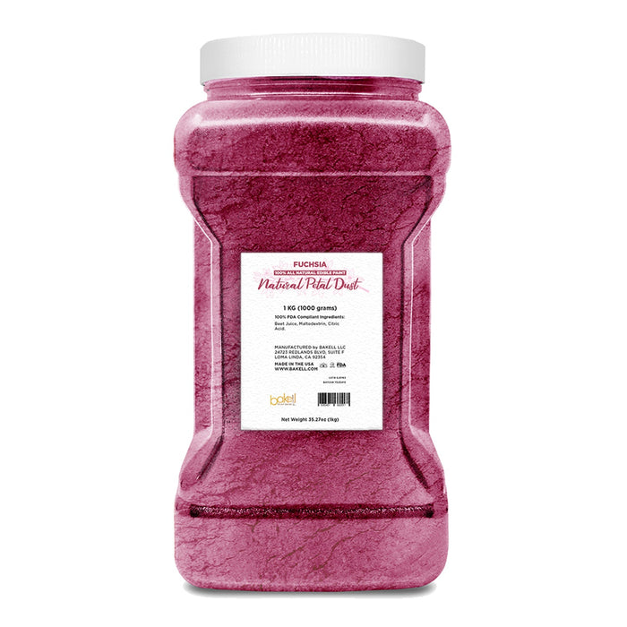 Fuchsia Food Coloring | Natural Petal Dust Bulk Size-Brew Glitter®