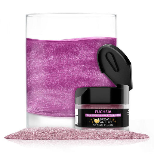 Fuchsia Food Grade Brew Glitter | 4 Gram Jar-Brew Glitter®