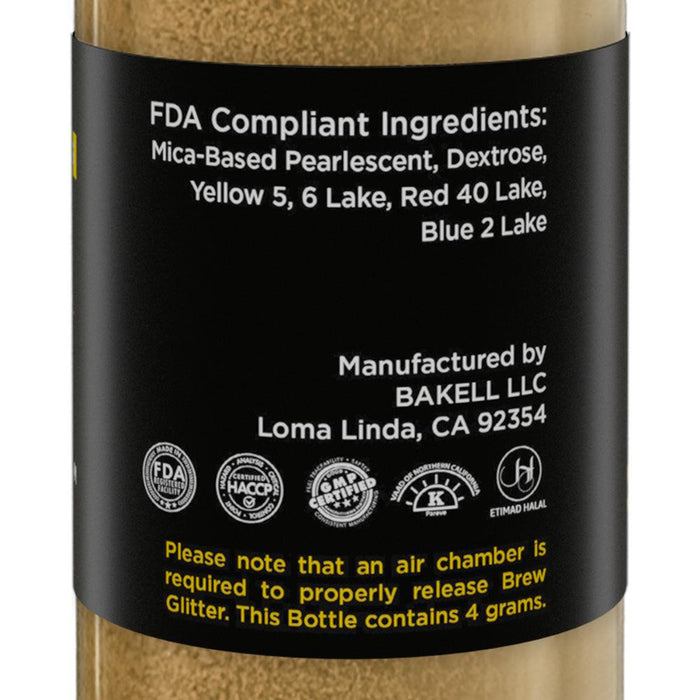 Gold Brew Glitter Mini Spray Pump by the Case | Private Label-Brew Glitter®