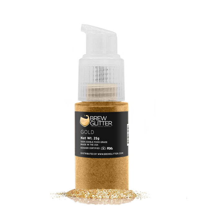 Gold Brew Glitter Spray Pump by the Case-Brew Glitter®