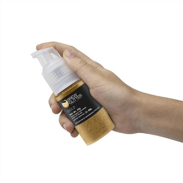 Gold Brew Glitter Spray Pump by the Case-Brew Glitter®