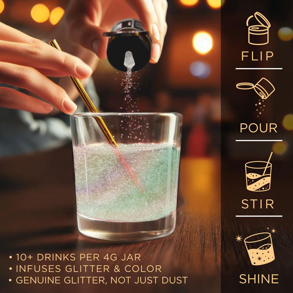 Gold Iridescent Brew Glitter | Food Grade Beverage Glitter-Brew Glitter®