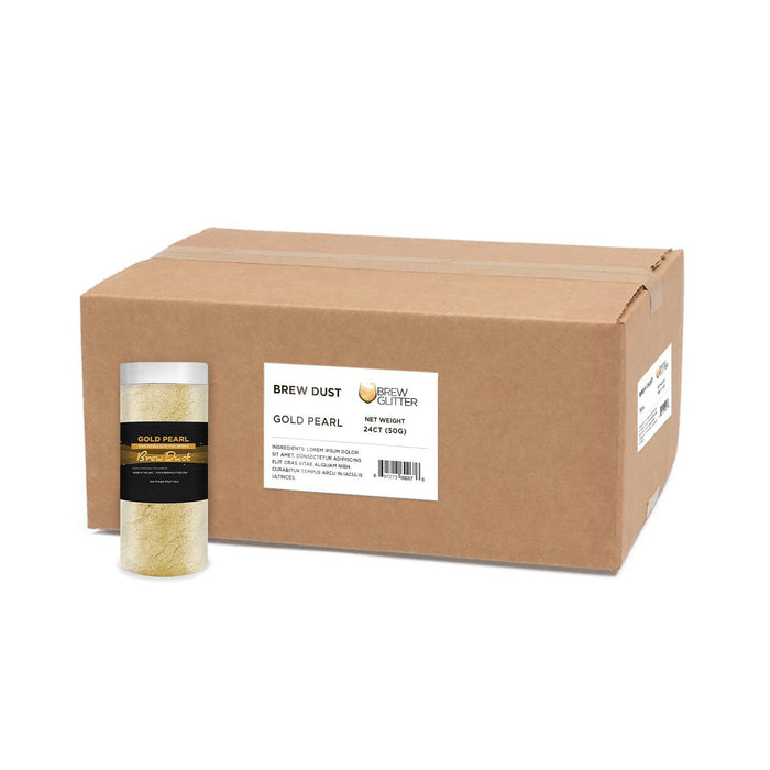 Gold Pearl Brew Dust by the Case-Brew Glitter®