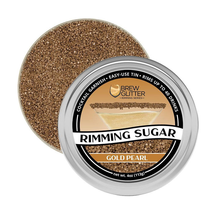 Gold Pearl Cocktail Rimming Sugar-Brew Glitter®