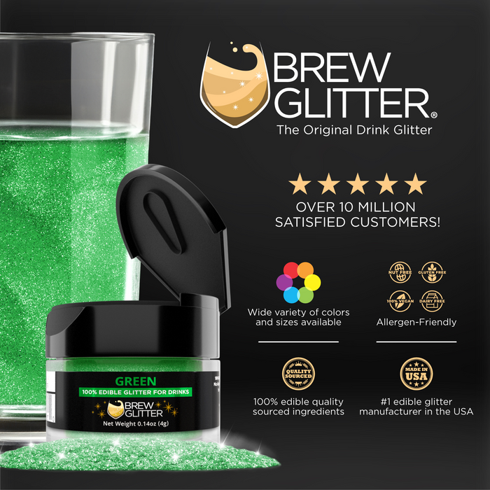 Green Brew Glitter by the Case-Brew Glitter®