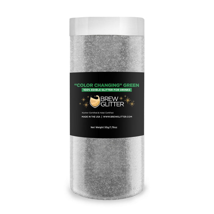 Green Edible Color Changing Brew Glitter | Bulk Size-Brew Glitter®