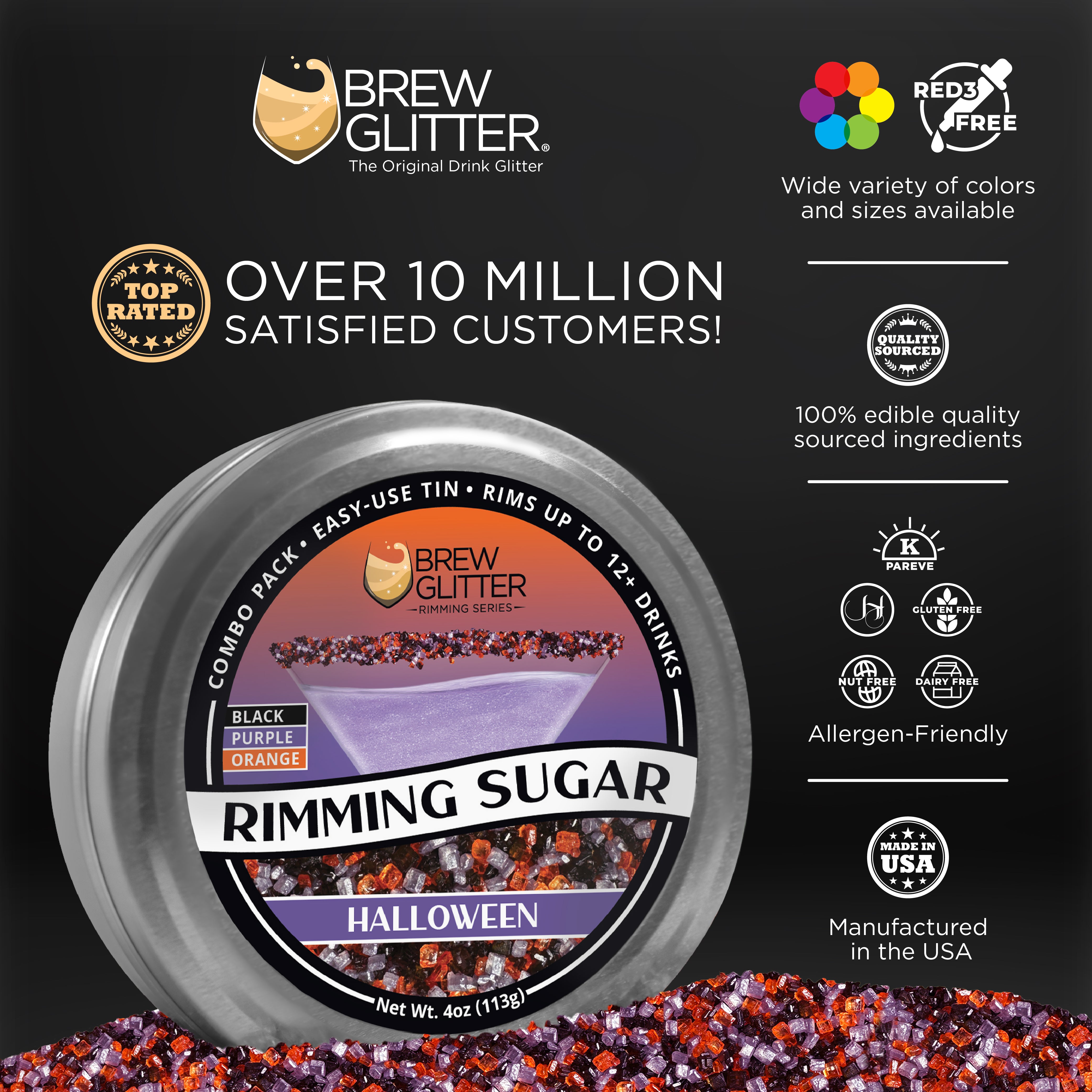 Halloween Rimming Sugar-Brew Glitter®