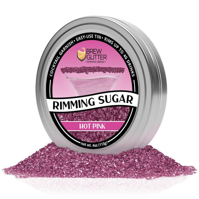 Hot Pink Rimming Sugar | Private Label-Brew Glitter®