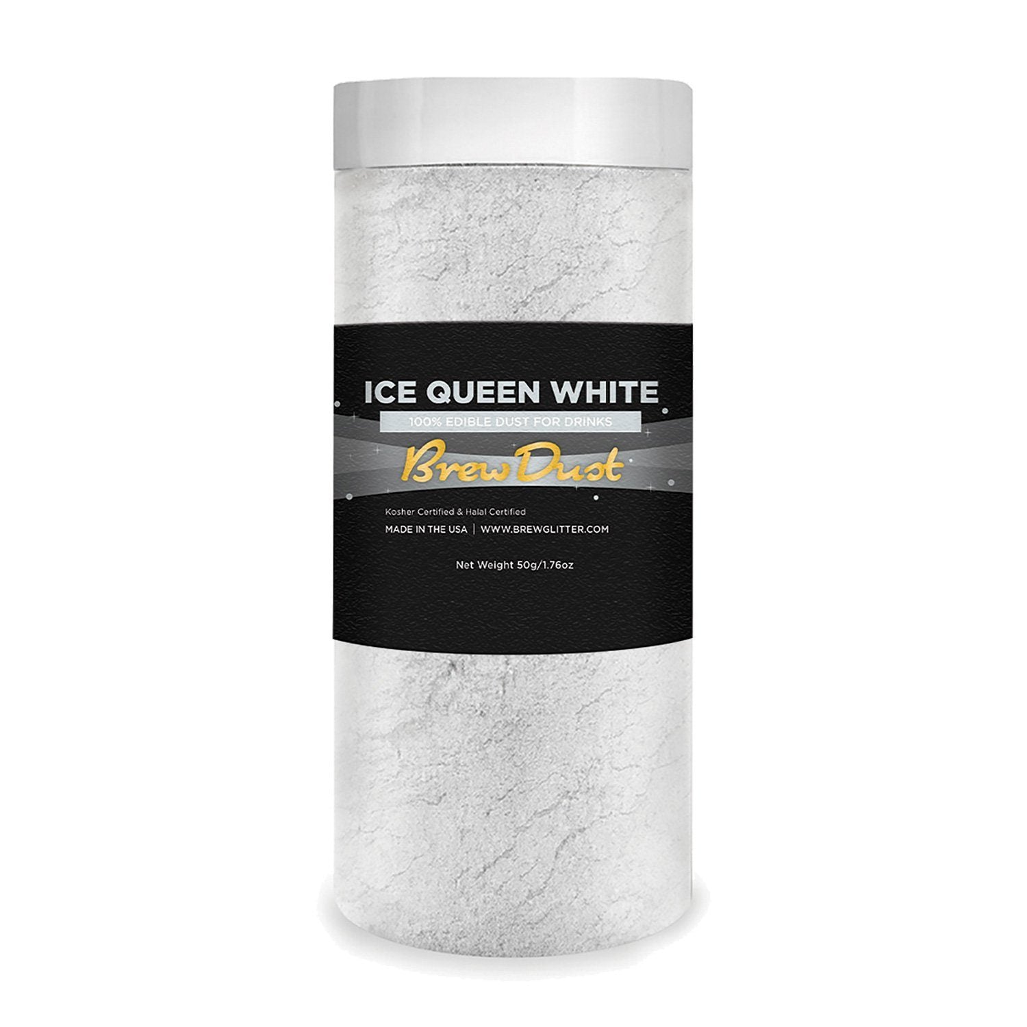 Ice Queen White Edible Pearlized Brew Dust-Brew Glitter®