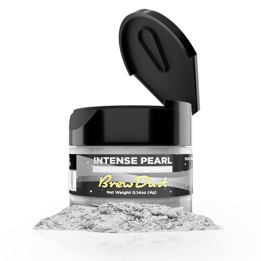 Intense Pearl White Edible Pearlized Brew Dust-Brew Glitter®