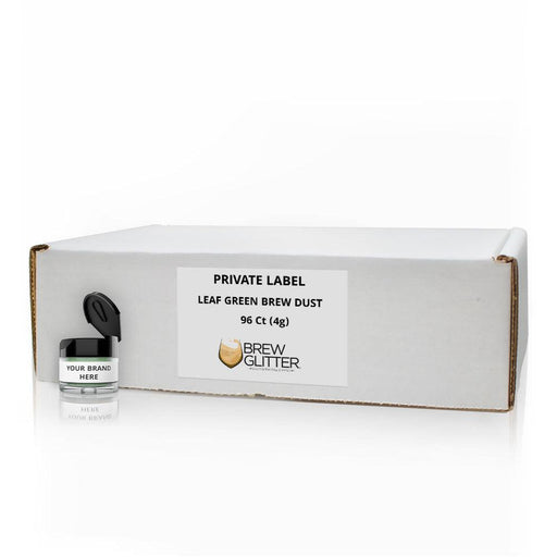 Leaf Green Brew Dust by the Case | Private Label-Brew Glitter®