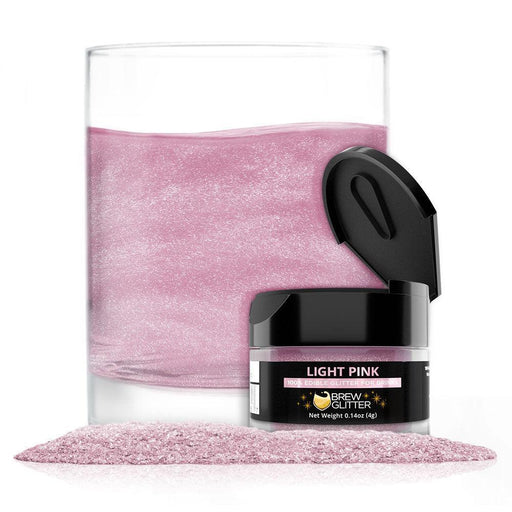 Light Pink Brew Glitter | Food Grade Beverage Glitter-Brew Glitter®