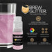 Light Pink Edible Glitter Mini Spray Pump for Drinks-Brew Glitter®