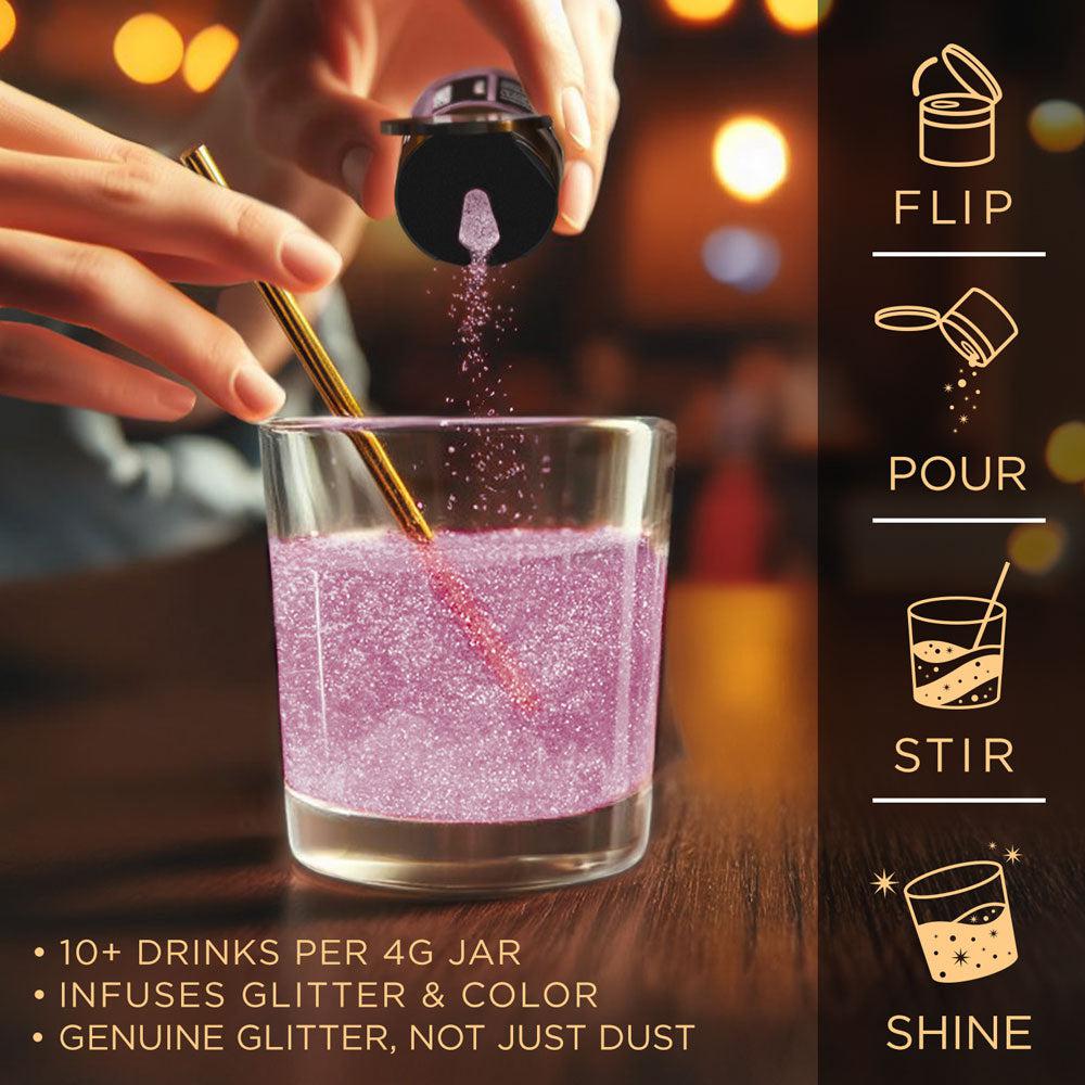 Light Pink Food Grade Brew Glitter | 4 Gram Jar-Brew Glitter®