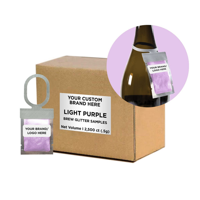 Light Purple Brew Glitter® Necker | Private Label-Brew Glitter®